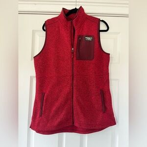 L.L. Bean Red Knit Jacket